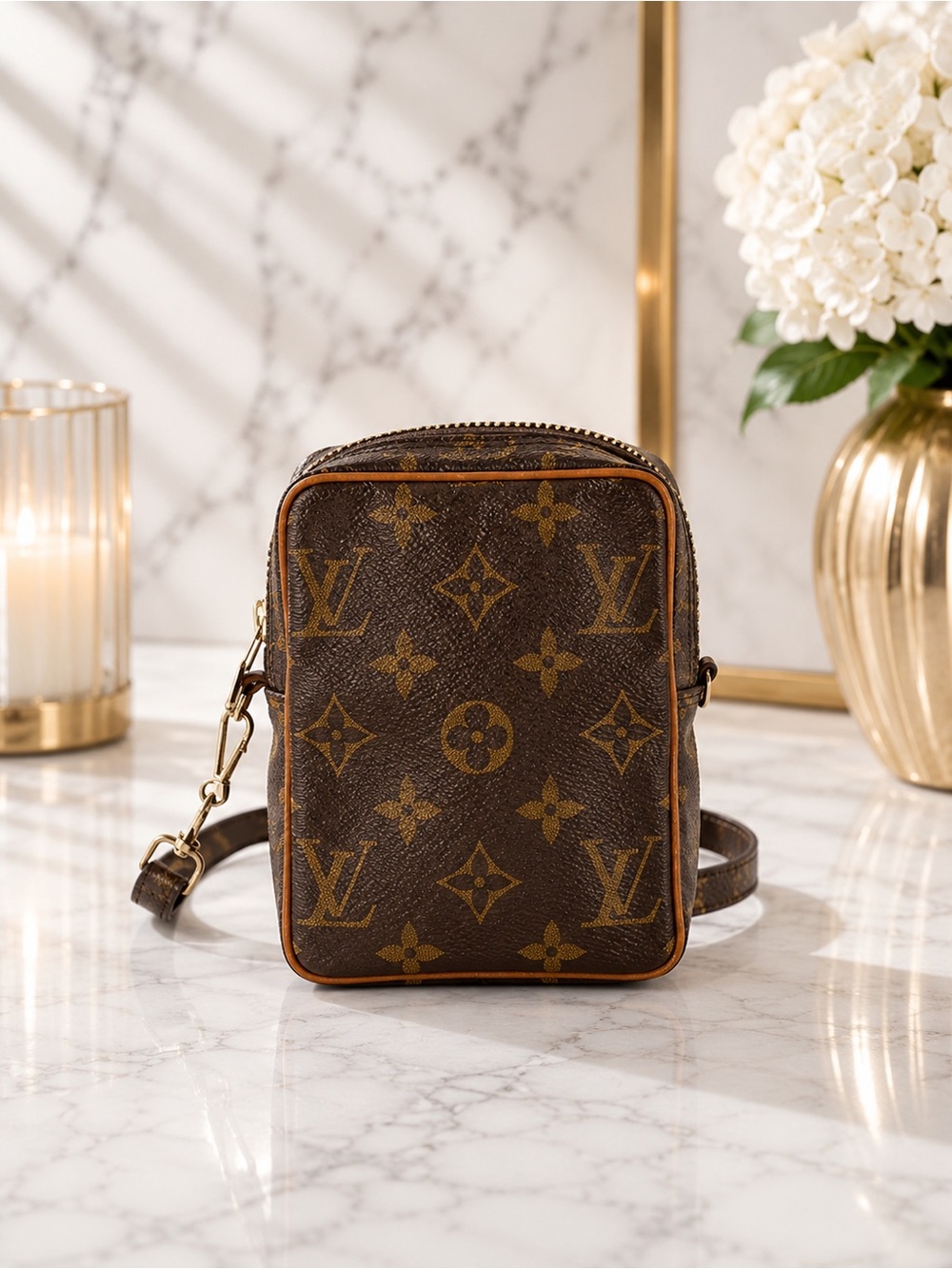 Louis Vuitton Monogram Mini Crossbody Bag Vintage Full Inclusion